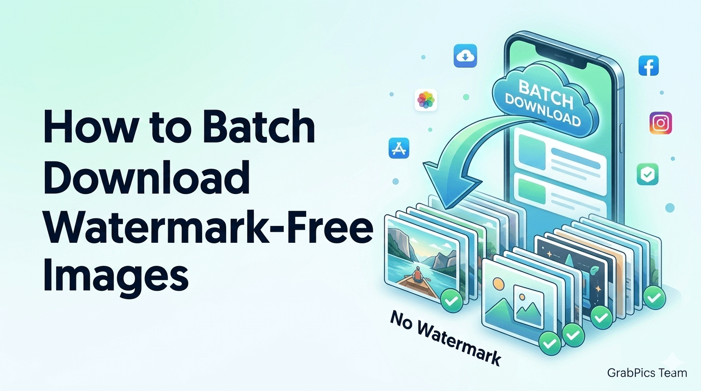 How to Batch Download Watermark-Free Images